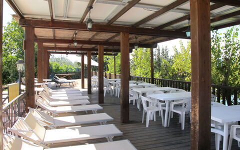 Certaldo 653: Propriété, Bâtiment, Immobilier, Maison, Pièce, Pavillon, Porche, Domicile, Restaurant, Table