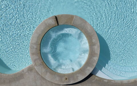 Bianca: Bleu, Composite, Piscine, Conception, Luminaire Plomberie, Jacuzzi, Caractéristique De L'Eau