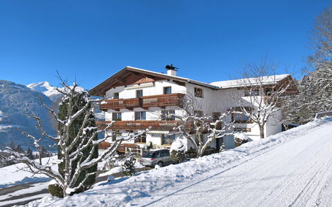 Moidl: Ciel, Neige, Montagne, Bâtiment, Arbre, Maison, Fenêtre, Pente, Gelé, Plante