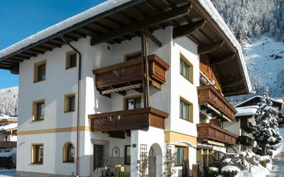 Mayrhofen 840: Bâtiment, Ciel, Propriété, Neige, Fenêtre, Plante, Maison, Montagne, Pente, Porte