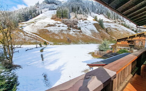 Babsi: L'Hiver, Maison, Neige, Gelé, Pente, Chalet, Station De Montagne, Mélèze, Balcon, Village De Montagne