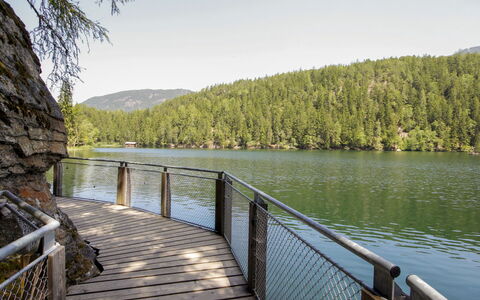 Alpenheim Haid: L'Eau, Ciel, Ressources En Eau, Plante, Paysage Naturel, Arbre, Bois, Lac, Cours D'Eau, Montagnes