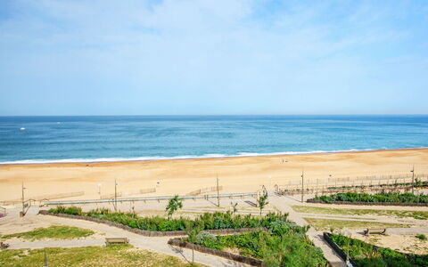 Hossegor 40: Bleu, Plage, Plan D'Eau, Horizon, Côte, Mer, Cotiers Et Relief Océaniques, Rive, Été, Paysage