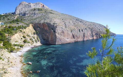 Altea 763: Plan D'Eau, Paysage Naturel, La Nature, Côte, L'Eau, Promontoire, Mer, Roche, Falaise, Région Sauvage
