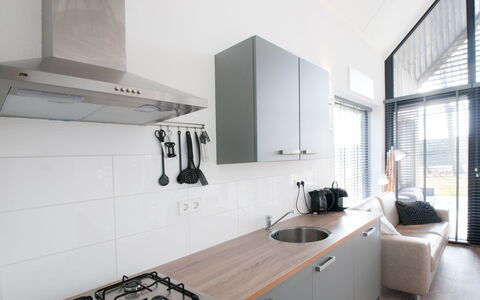 Oesterdam Resort: Propriété, Pièce, Design Intérieur, Comptoir, Bâtiment, Maison, Meubles, Cuisine, Architecture, Cabinetry