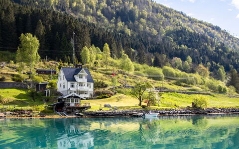 Villa Esefjord: Montagnes Relief, Montagne, Paysage Naturel, Montagnes, Paysage, Cours D'Eau, Banque, Lac, Colline
