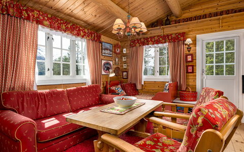 Fjellbris: Meubles, Design Intérieur, Bois, Plafond, Canapé, Sol, Domicile, Salon, Sol, Chalet