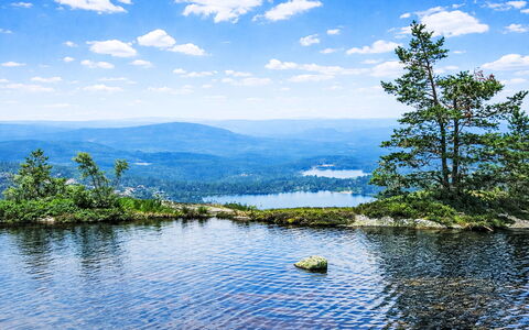 Fjellidyll: L'Eau, Paysage Naturel, Région Sauvage, Lac, Réflexion, Station De Montagne, Rivière, Tarn