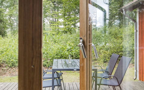 Ängsjömåla: Plante, Meubles, Chaise, Bois, Porche, Ombre, Arbre, Dur, Herbe, Chalet