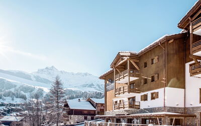 Les Avanchers-valmorel 603: Neige, L'Hiver, Montagne, Ville, Ciel, Village De Montagne, Station De Montagne, Architecture, Chaîne De Montagnes, Bâtiment
