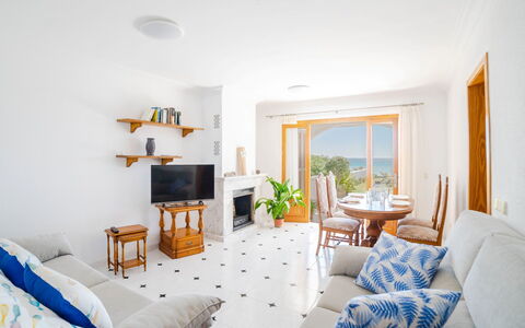 Sa Mirada: Pièce, Meubles, Chambre, Propriété, Blanc, Design Intérieur, Bleu, Lit, Salon, Mur