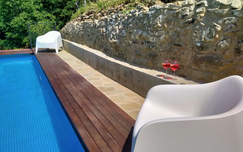 Villa Fusai: Piscine, Propriété, Mur, Loisir, Conception, Mobilier De Jardin, Balancelle, Meubles, Bois, Plate-Forme