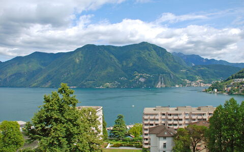 Apt. Lugano Majestic Panorama: Montagnes, La Nature, Ciel, Lac, Montagne, Montagnes Relief, Station De Montagne, L'Eau, Chaîne De Montagnes, Loch