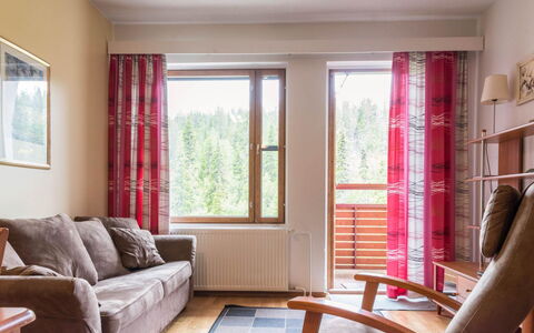 Ylläs Chalets A507: Meubles, Design Intérieur, Sol, Sol, Bois, Pièce, Textile, Salon, Canapé, Plafond