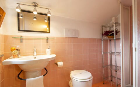 La Rondine (Luu280): Marron, Miroir, Propriété, Évier, Luminaire Plomberie, Robinet, Lavabo, Salle De Bains, Bois, Violet