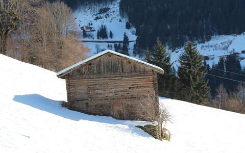 Gerlosblick: Neige, Arbre, Pente, Montagne, Maison, Bois, Glacial Relief, Terrain, Gelé, Bâtiment
