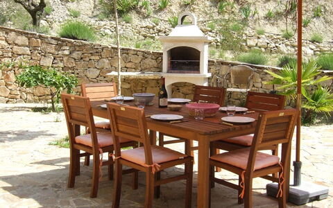 L'Oliveraie: Meubles, Table, Tableau De Plein Air, Propriété, Patio, Pièce, Table Cuisine Et Salle A Manger, Chaise, Salle À Manger, Mobilier De Jardin