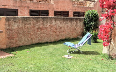Trudi: Pelouse, Arrière-Cour, Herbe, Propriété, Cour, Jardin, Mur, Arbre, Famille Grass, Maison