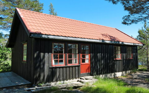 Førevanns Hytta: Plante, Ciel, Fenêtre, Propriété, Bâtiment, Arbre, Bois, Chalet, Porte