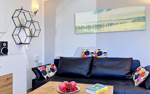 Villa Meike (Insel Poel): Meubles, Design Intérieur, Mur, Sol, Canapé, Sol, Pièce, Salon, Plafond, Éclairage