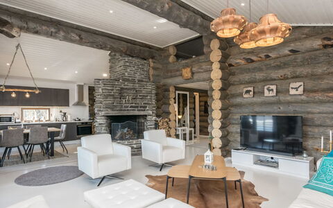 Villa Moose: Design Intérieur, Bois, Plafond, Sol, Domicile, Meubles, Salon, Éclairage, Sol, Luminaire