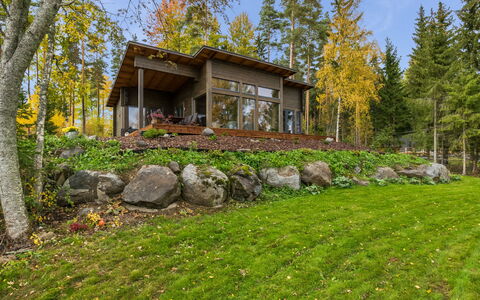 Villa Kurki: Bois, Chalet, Cabane En Rondins, Forêt, Cabanon, Batiments Jardin, Mélèze, Des Bois, Tache De Bois
