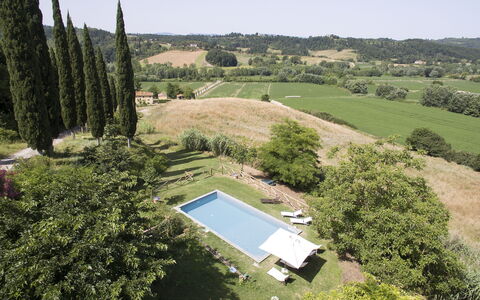 Villa Bacco: Propriété, Lot Terre, Zone Rurale, Photographie Aérienne, Biens, Herbe, Arbre, Maison, La Technologie, Paysage