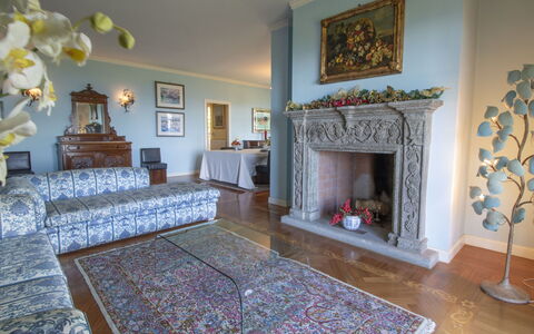 Nicoletta: Propriété, Pièce, Cheminée, Design Intérieur, Meubles, Bâtiment, Sol, Salon, Maison, Immobilier