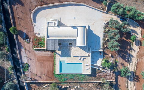 Villa Amelia: Plante, Bleu Azur, Design Urbain, Zone Résidentielle, Paysage, Façade, Immobilier, Ville, Arbre, Bâtiment