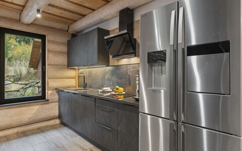 Srub Kuří: Sol, Design Intérieur, Cuisine, Bois, Meubles, Appareil De Cuisine, Comptoir, Électroménager, Parquet, Domicile