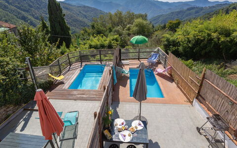 Ciliegi: Piscine, Propriété, Loisir, Tourisme, Station De Montagne, Vacances, Recours, Montagne, Immobilier, Maison