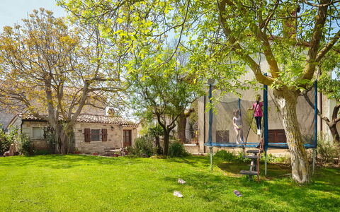 Lišera: Arbre, Maison, Propriété, Domicile, Paysage Naturel, Herbe, Printemps, Cour, Pelouse, Immobilier