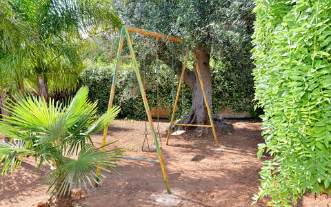 Villa Lidia Con Piscina: Arbre, Végétation, Plante, Botanique, Terrestre Des Plantes, Biome, Suppression Des Plantes Ligneuses, Palmier, Famille Grass, Arecales