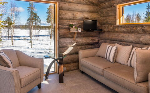 Villa Aurora: Bois, Dur, Plafond, Tache De Bois, Parquet, Planche, Salon, Cabane En Rondins, L'Hiver, Lumber