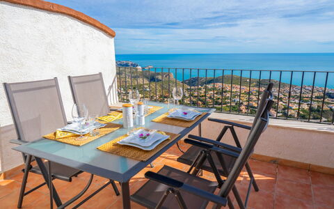 Moraira 905: Propriété, Meubles, Pièce, Table, Balcon, Bâtiment, Immobilier, Vacances, Maison, Appartement