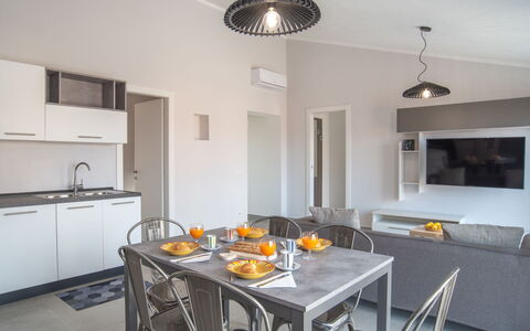 Asfodelo: Propriété, Evier, Cabinetry, Table, Comptoir, Blanc, Évier, Cuisine, Cuisinière, Éclairage
