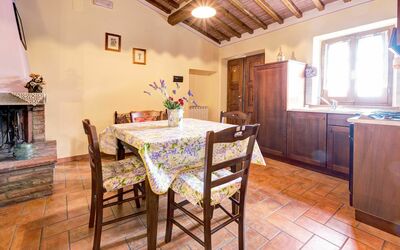 Dining room and kitchen