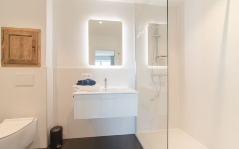 Villa Sas: Miroir, Luminaire Plomberie, Robinet, Évier, Salle De Bains, Bois, Maison, Bâtiment, Sol