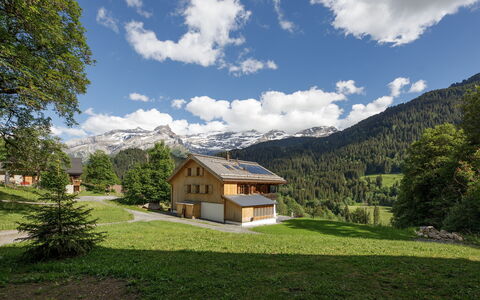 Les Diablerets 600: Bâtiment, Arbre, Maison, Montagnes Relief, Domicile, Montagne, Paysage Naturel, Chaîne De Montagnes, Colline, Chalet