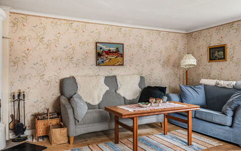 Mjuamåla: Marron, Meubles, Cadre, Propriété, Canapé, Table, Confort, Bois, Design Intérieur, Bâtiment