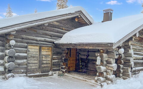Kelotorppa B: Bois, L'Hiver, Neige, Chalet, Toit, Gelé, Cabane En Rondins, Siding, Pente, Cabane