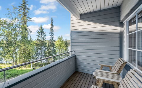 Rukatonttu D 14: Domicile, Siding, Planche, Dur, Daylighting, Plate-Forme, Eco Hôtel, Balcon