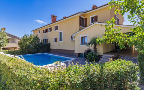 Jakov: Plante, Bâtiment, Ciel, Fenêtre, L'Eau, Bleu Azur, Piscine, Maison, Arbre, Quartier