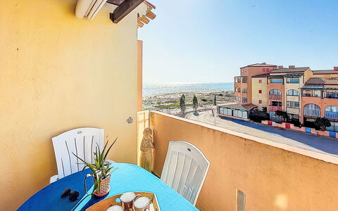 Le Barcarès 400: Appartement, Zone Résidentielle, Domicile, Balcon, Hôtel