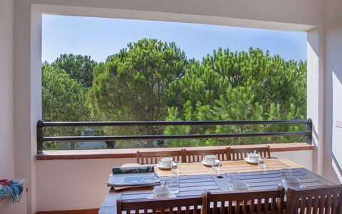 Moriani-Plage 638: Propriété, Pièce, Immobilier, Maison, Meubles, Bâtiment, Domicile, Table, Balcon, Porche