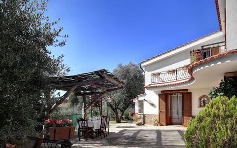 La Villa Dell'olio: Ciel, Plante, Bâtiment, Propriété, Fenêtre, Ombre, Maison, Arbre, Quartier, Surface De La Route
