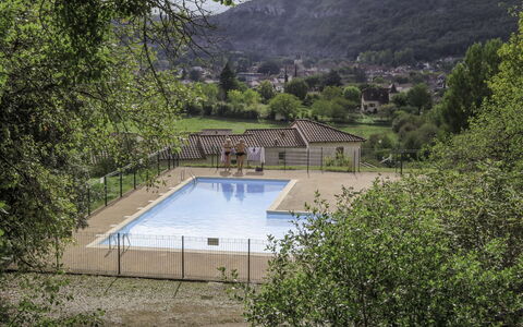 Cajarc 603: L'Eau, Piscine, Plante, Arbre, Ciel, Ombre, Composite, Loisir, Paysage, Montagne