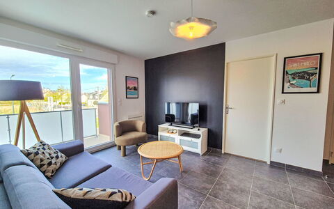 Le Clos Fontaine: Appartement, Condominium, Balcon, Hôtel, Chaise, Appartement Penthouse
