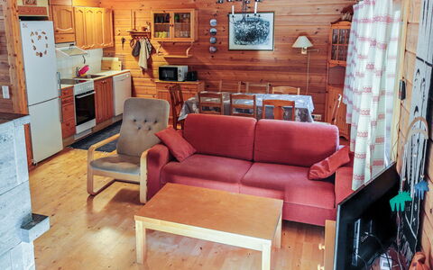 Ylläskuru D 2: Bois, Meubles, Chalet, Domicile, Salon, Plafond, Pièce, Cabane En Rondins, Tache De Bois, Canapé