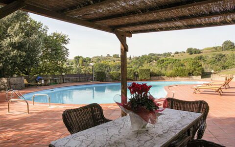 Villa Laura: L'Eau, Ciel, Propriété, Table, Plante, Meubles, Piscine, Chaise, Mobilier De Jardin, Éclairage